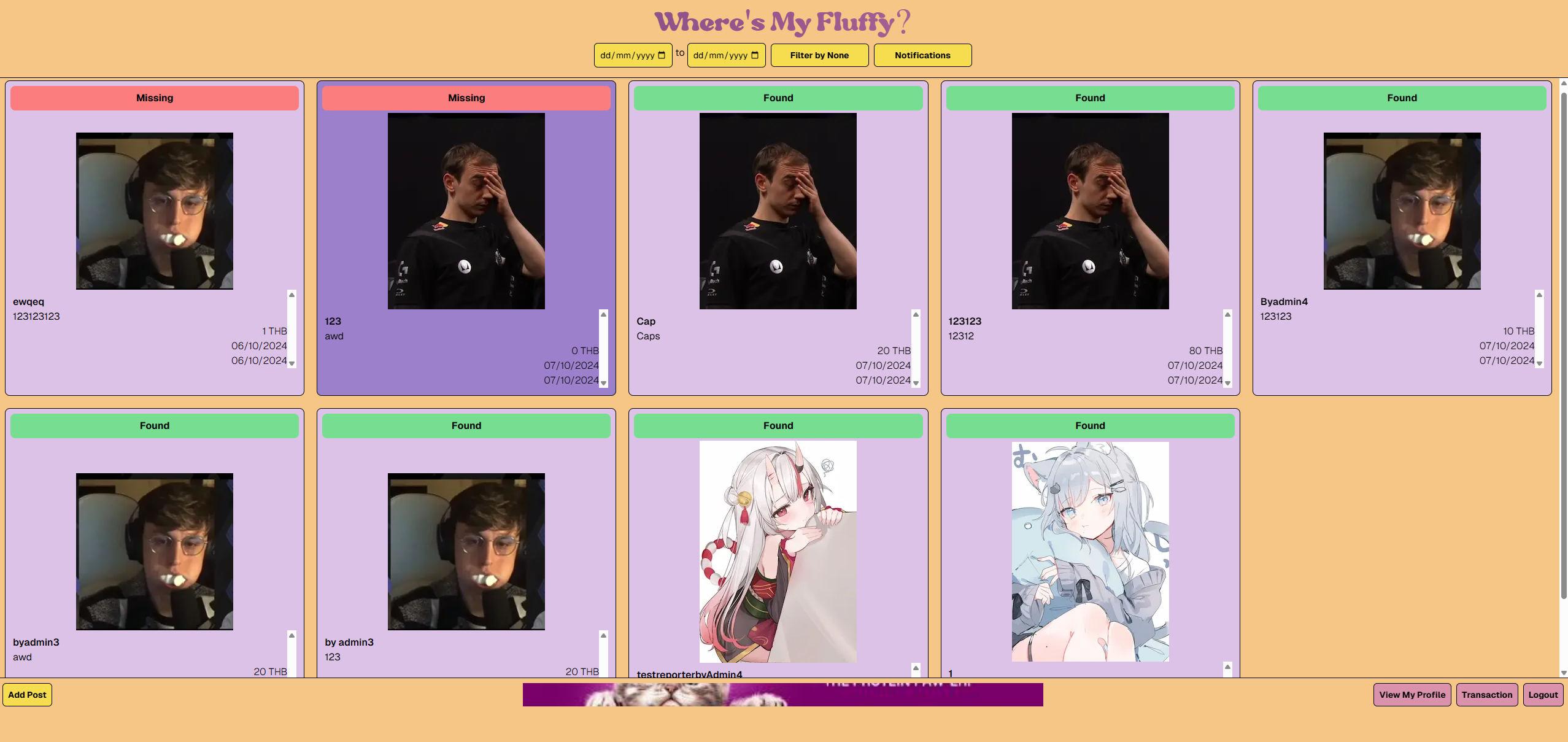 Fluffy – Pet Lost & Found Platform