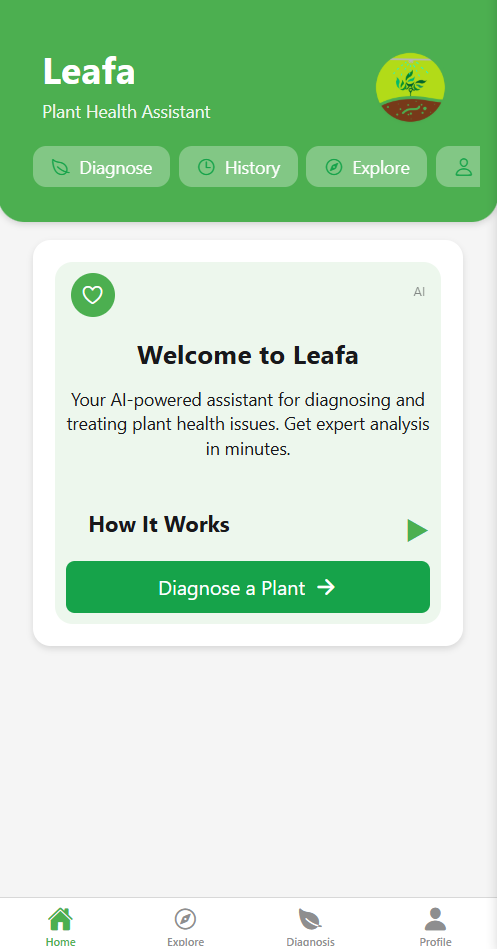 Leafa – Smart Plant Diagnosis System